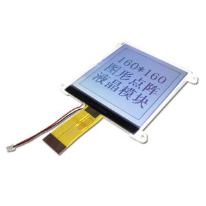 Wholesale RYG160160 160x160 Dot Matrix LCD Module FSTN Positive Display 3.3V Logic White LED Backlight FPC Connection from china suppliers