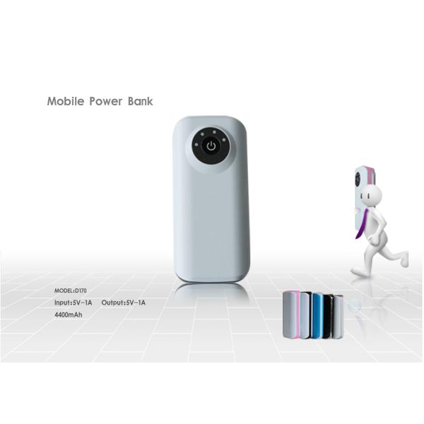 4400mAh Rapid Charge Kolor Fish High Capacity Portable Power Bank / Mini USB