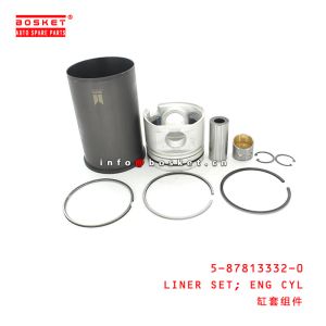 5-87813332-0 Engine Cylinder Liner Set 5878133320 for ISUZU NPR66 4HF1