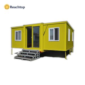 Galvanized Steel Frame Modern Mobile Folding Container House With Bathroom