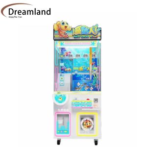 Coin Operated Real Catch Fishing Machine Children Catching Crab Lobster Vending