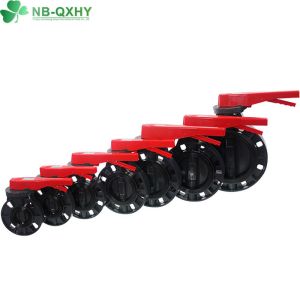 Standard DIN ANSI JIS Wide PVC/ABS Handle CPVC/UPVC Butterfly Valve with NBR