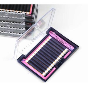 Wholesale Multilength Flat Eyelash Extensions Ellipse Eyelash Extensions Natural Black from china suppliers