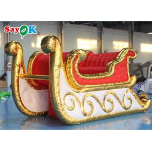 4x2m Inflatable Holiday Decorations Festival Christmas Sleigh Sled