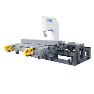 High-speed CNC vertical metal band saw machine sawing Aluminium plate and bar