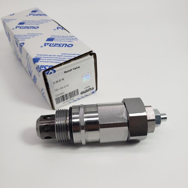 Excavator Main Relief Valve 12L-00-076 For DOOSAN DX380 DH80