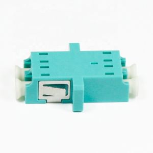 Single Model Optical Fiber Adapter LC Upc To LC Upc Duplex Om3 Adapter With
