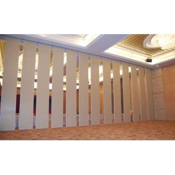 100 mm Thickness Banquet Hall Movable Wall Board / Folding Sliding Partition Walls