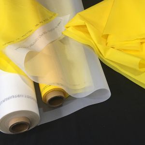 High Tension Polyester Screen Printing Mesh , Silk Screen Printing Materials