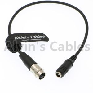 Alvin's Cables 12 Pin Hirose to DC 12v Female Cable for GH4 Power B4 2/3"