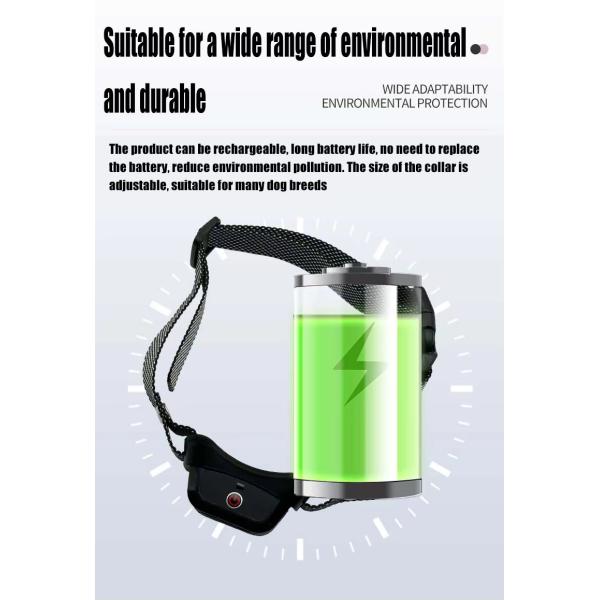 Rechargeable Pet Training Products Auto Anti Bark Spray Collars Customized