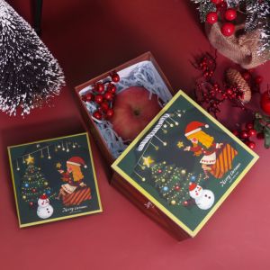 Luxury Custom Christmas Style Environmentally Friendly Gift Packaging Cardboard