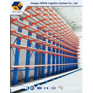 75mm Adjustable Cantilever Warehouse Storage Rack With 500 Kg Per Arm