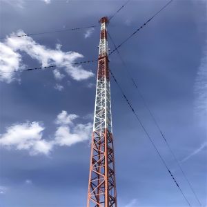 Wholesale Gsm 20 25m 30M Guyed Wire Tower Triangle Mast Lattice Steel Towers from china suppliers