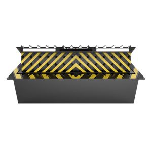Safety Hydraulic Road Barriers Blocker PLC Programming Control 500mm Lifting