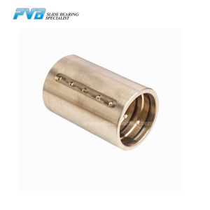 CuZn25Al6Fe3Mn3 Oilless Bronze Bushing Graphite Ring Filled Self Lubricating