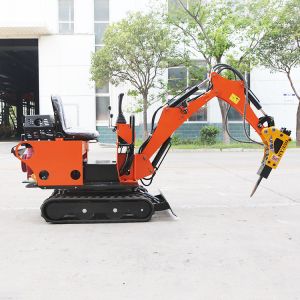 High Fuel Efficiency 0.8 T Crawler Mounted Hydraulic Excavator Mini Garden
