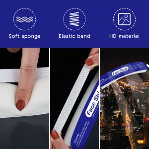 Pvc Transparent Protective Face Shield Head Mounted Isolation Protective Mask