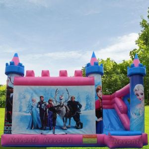 Custom Logo Printed 2024 Inflatable Bouncing Castle Bounce House for Commercial
