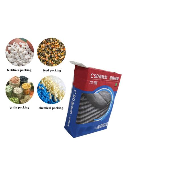 20kg Pasted Valve Multiwall Paper Bags For Tile Adhesive With Your Own Logo