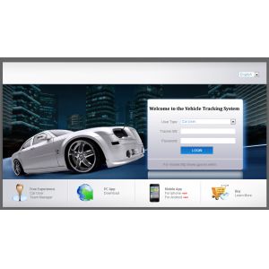 Customized Multiple Language GPS Car Tracking Software Google Map Management