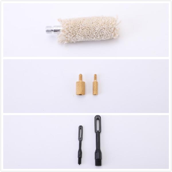 Rifle Universal Leather Gun Cleaning Brush Kit 410 .22 Cal