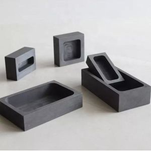 high accuracy Custom Graphite Ingot Molds / Casting Copper Gold Melting Mold