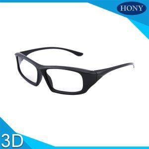 Adult Linear Polarized 3D Glasses With 0.18mm PET Lens