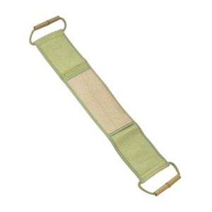 Wholesale Men Exfoliating Back Scrubber Body Shower Belt With Bamboo Handle from china suppliers