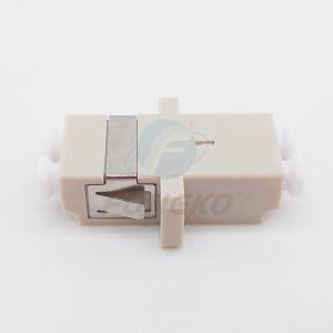 Multimode Duplex LC to LC Coupler Flange Optic Fiber Adapter