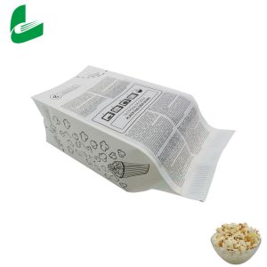 Biodegradable Popcorn Bags Custom Logo Printing Made Of 2 Layers*36gsm/39gsm