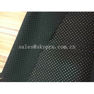 Perforated Neoprene Fabric Roll Shark Skin Embossed SBR CS CR Rubber Sheets With
