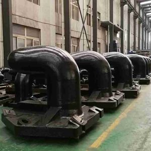 Heavy Duty Mooring Cast Iron Bollard 100 Tons For Boat Dock Ship Berthing