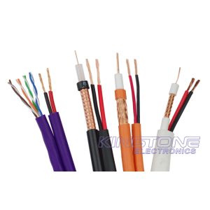 China Bonded AL Foil RG59 CCCTV Coaxial Cable 20 AWG B with 7 × 0.37mm CCA for VDT Display on sale