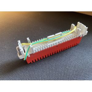 10 Pairs Profile Tube Type Earth Module Grounding Module For LSA Plus Module