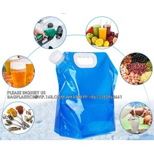 3L5L Spout Plastic Container Bag For Liquid Drink Juice Beer Pouch Package