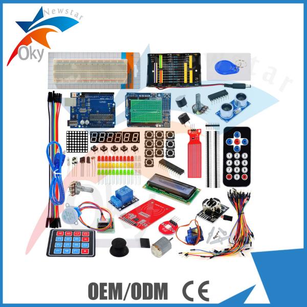 UNO R3 Development Board Kit Containing Solderless Breadboard LCD1602 RFID