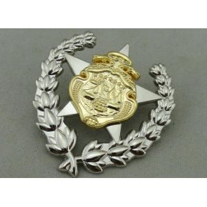 Army Zinc Alloy Custom Medal Awards 2 Pcs Combined With Double Tones Plating