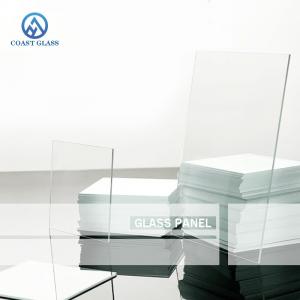 Wholesale 8mm 12mm Thick  Glass Cut To Size Small Custom Cut Toughened Glass from china suppliers