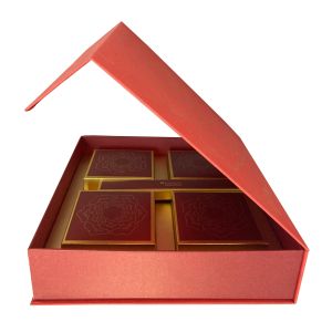 Wholesale Customized Logo Printed Luxury Cardboard Paper Magnetic Mooncake Gift Box Food Chocolate Macaroon Cookie Packing Box from china suppliers