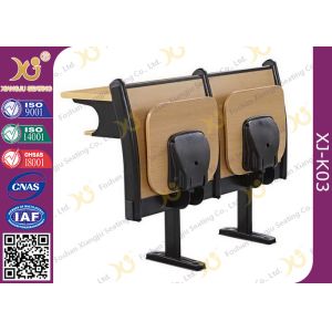 Double Person College School Desk And Chair, Wood Campus Bench And Table For