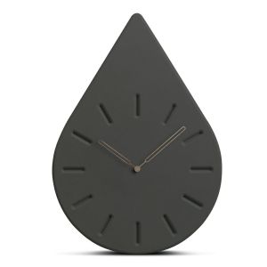 Teardrop Black 5mm Mdf Wall Clock Home Decoration Silent Wall Clock