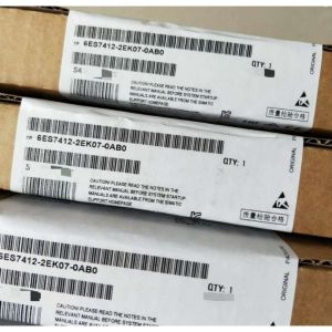 Wholesale SIEMENS 6ES7412-2EK07-0AB0 SIMATIC S7-400, CPU 412-2 PN CENTRAL PROCESSING UNIT WITH: WORK MEMORY 1 MB, (0.5 MB CODE from china suppliers