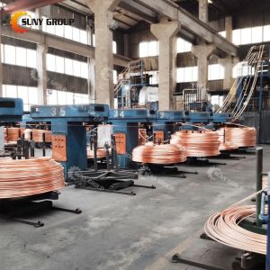 Continuous Casting Machine for Brass/Copper Pipes and Rods Raw Material Cathe