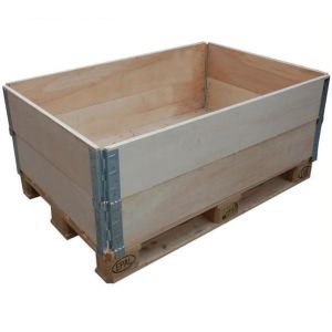 Custom Wooden Box Packaging Stackable Wooden Packing Crates In Transit
