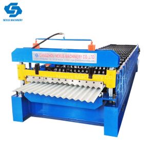 Iron Corrugated Roof Sheet Making Machine Metal Sheet Roll Forming Line