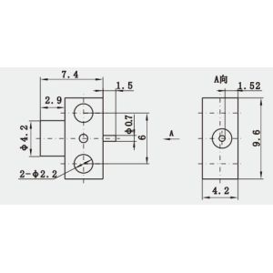 SMP Type Male Flange Mount Full Detent RF Connector With Superior Performance