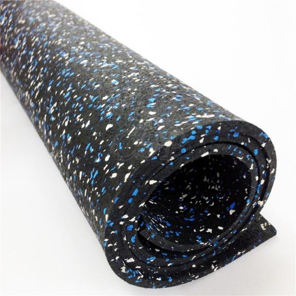 Quality Black Rubber Floor Rolls 1.25m 1.22m 1m Exercise Flooring Rolls for sale