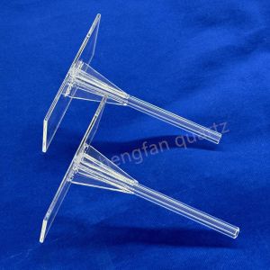 High Temp Laboratory Quartz Glass Tripod Corrosion Resistant