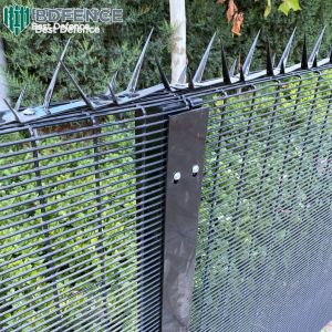 Galvanized Panels 358 Anti Climb Security Fencing Prison Clear View